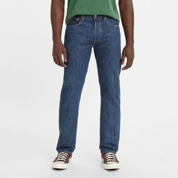 Levi's 501 Straight Leg Button Fly Men's Big & Tall 42 X 32 - Picture 1 of 4